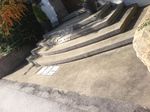 Menden: Außentreppe mit Granitspltt beschichtet